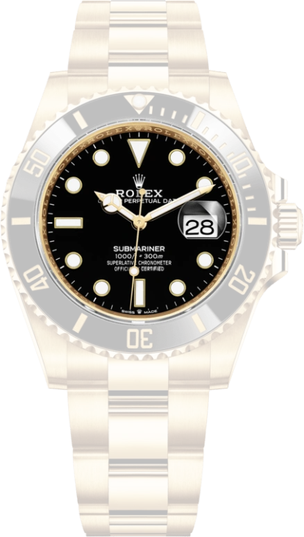 Rolex,Submariner 41mm,41mm,Yellow Gold,Black,Automatic,Day,70hours,126618LN,126618LN-0002