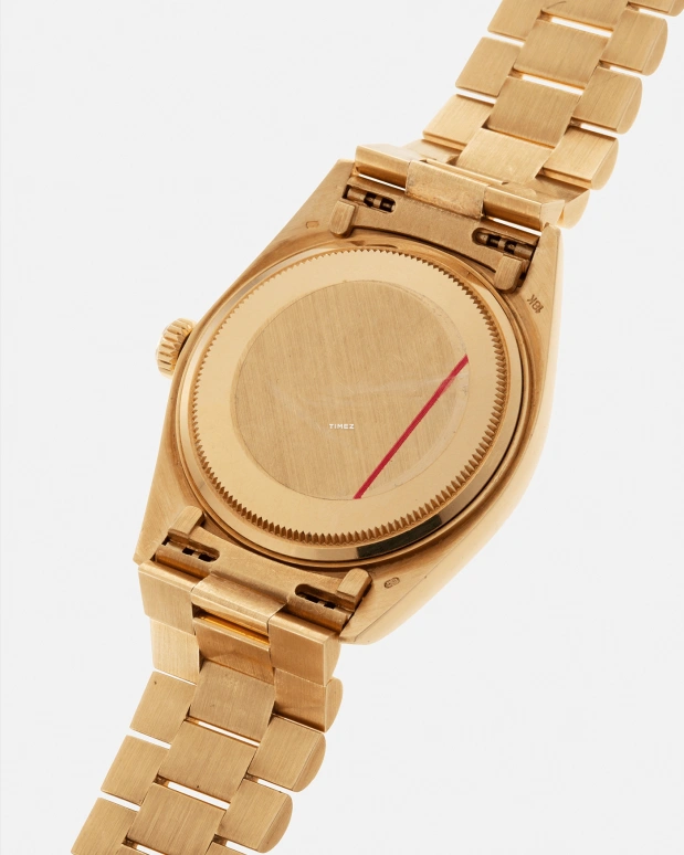 Rolex,Day-Date 36 36mm,36mm,Yellow Gold,Red,Automatic,Date,Day,1803 Stella Coral Red President