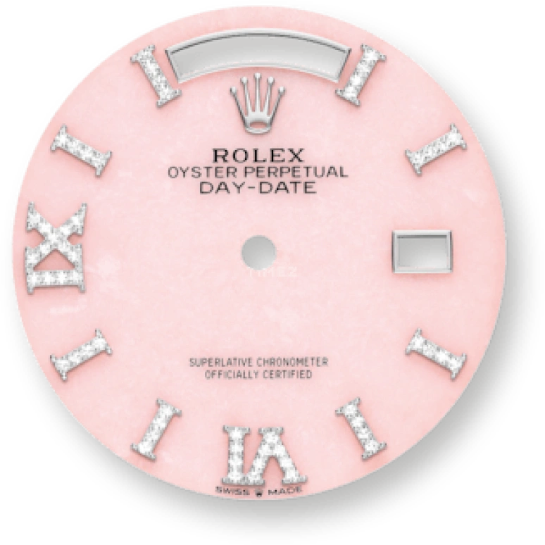 Rolex,Day-Date 36 36mm,36mm,White Gold,Pink,Automatic,Date,Day,128349RBR,128349RBR-0008