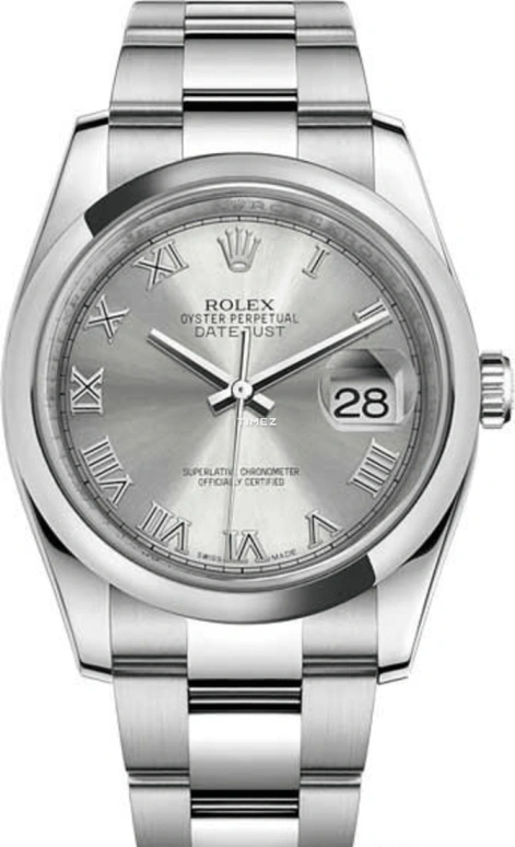 Rolex,Datejust 36 36mm,36mm,Stainless Steel,Silver,Automatic,Day,48hours,116200,116200-0062