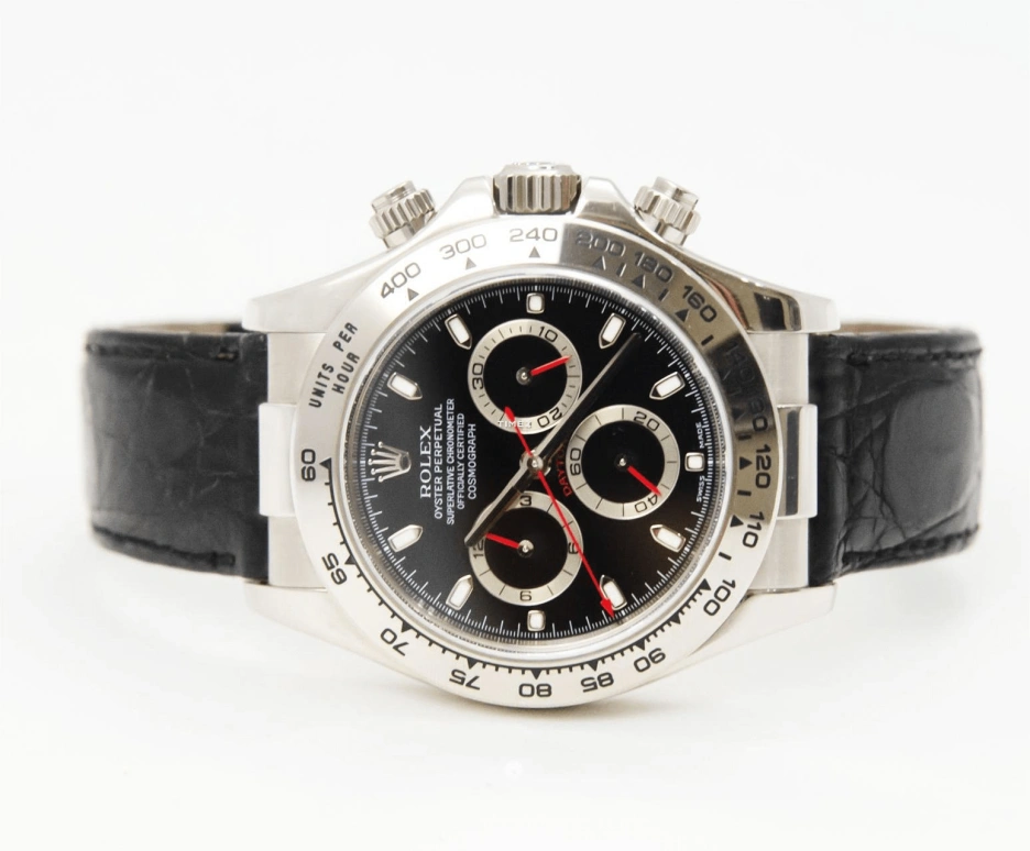 Rolex,Daytona 40mm,40mm,White Gold,Black,Automatic,Chronograph,72hours,116519,116519-2004
