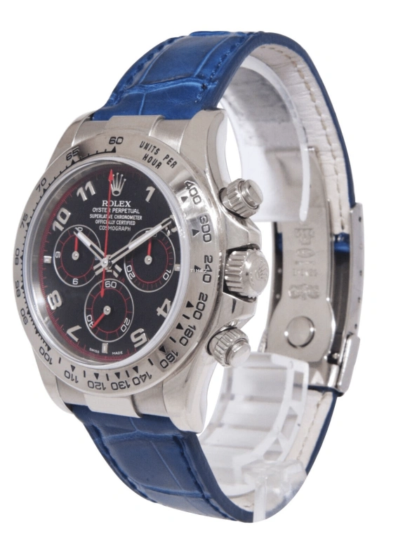 Rolex,Daytona 40mm,40mm,White Gold,Grey,Automatic,Chronograph,72hours,116519,116519-0163