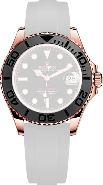 Rolex,Yacht-Master 37mm,37mm,Everose Gold,Black,Automatic,Day,55hours,268655,268655-0017