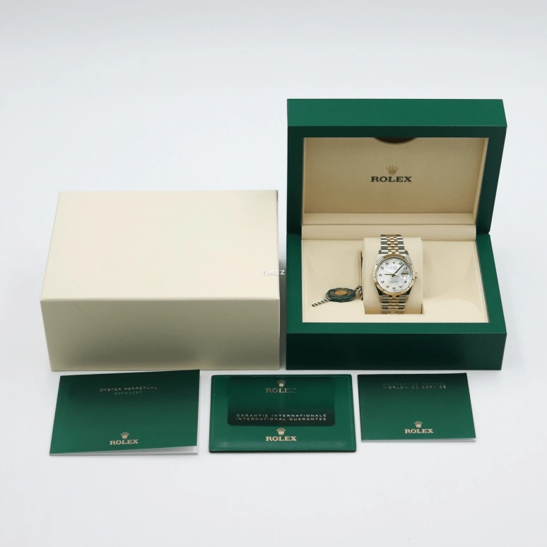 Rolex,Datejust 36 36mm,36mm,Oystersteel,White,Automatic,Day,70hours,126233