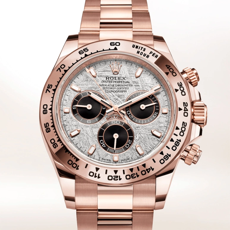 Rolex,Daytona 40mm,40mm,Rose Gold,Silver,Automatic,Chronograph,Column Wheel,116505,116505-0014