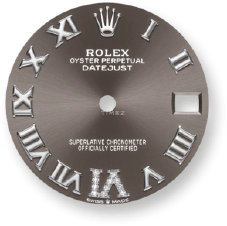 Rolex,Datejust 31 31mm,31mm,White Gold,Grey,Automatic,Day,55hours,278289RBR,278289RBR-0020
