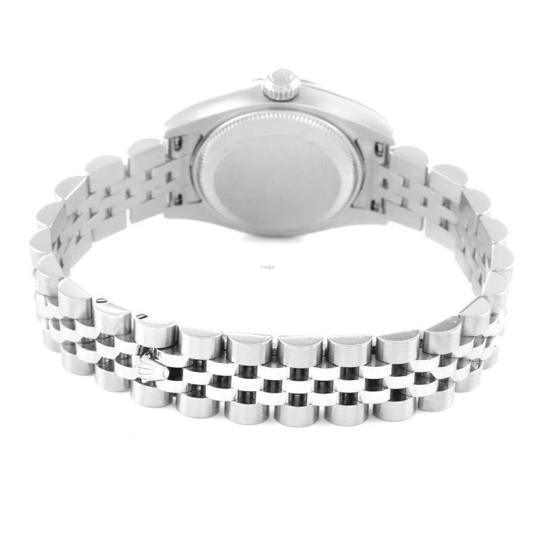Rolex,Lady-Datejust 26mm,26mm,Stainless Steel,Silver White,White,Automatic,Day,48hours,179174 MOP Ruby