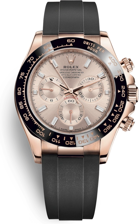 Rolex,Daytona 40mm,40mm,Ceramic,Rose Gold,Pink,Automatic,Chronograph,Column Wheel,Jimmy Butler,116515LN,116515LN-0061