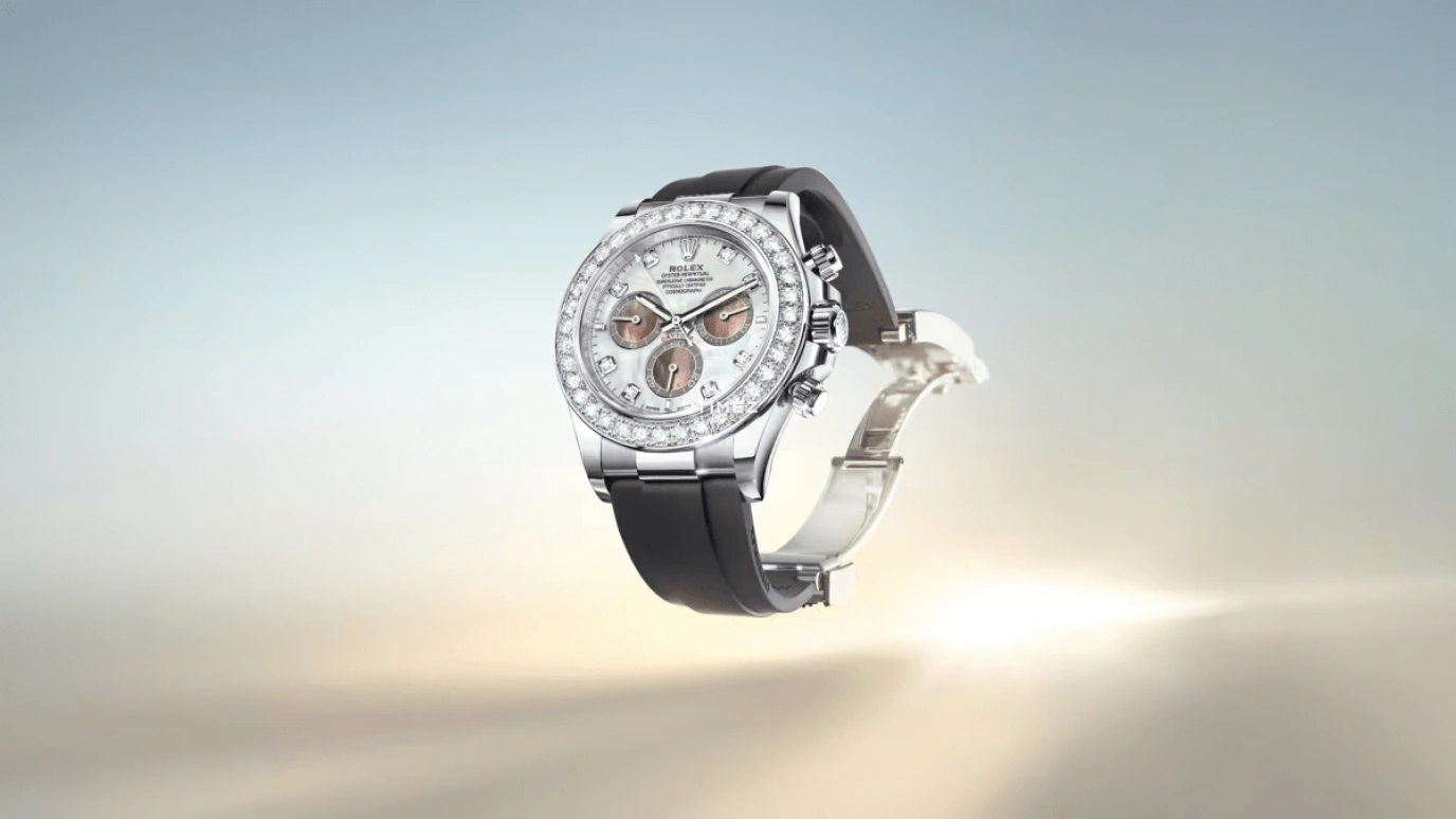 Rolex,Daytona 40mm,40mm,White Gold,White,Automatic,Chronograph,72hours,Elton John,126589RBR,126589RBR-0001