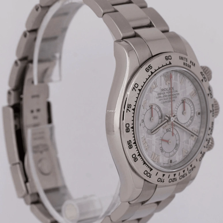 Rolex,Daytona 40mm,40mm,White Gold,White,Automatic,Chronograph,72hours,116509,116509-METEORITE