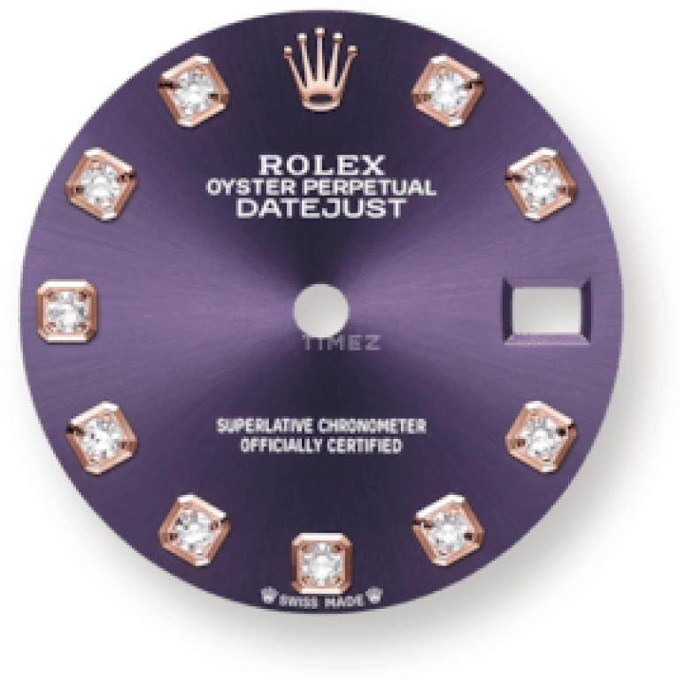 Rolex,Lady-Datejust 28mm,28mm,Everose Gold,Oystersteel,Purple,Automatic,Day,55hours,279161,279161-0016