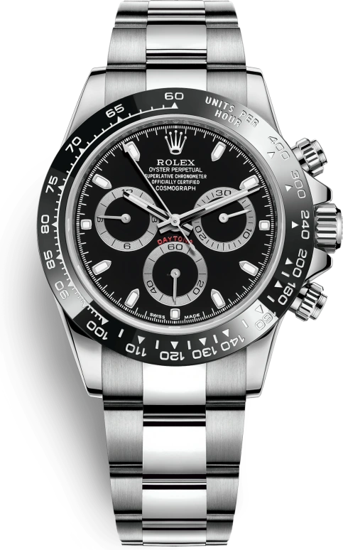 Rolex,Daytona 40mm,40mm,Ceramic,Stainless Steel,Black,Automatic,Chronograph,Column Wheel,Thomas Müller,116500LN,116500LN-0002
