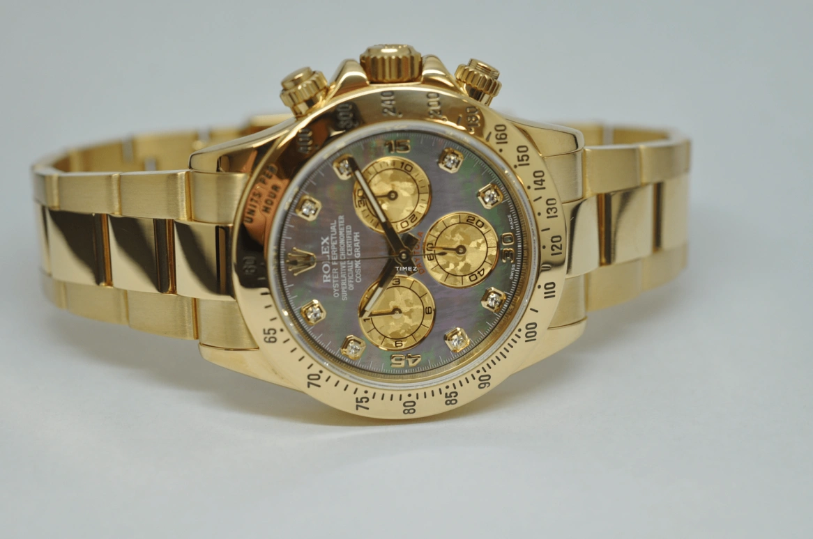 Rolex,Daytona 40mm,40mm,Yellow Gold,Black,Automatic,Chronograph,72hours,116528,116528-0039