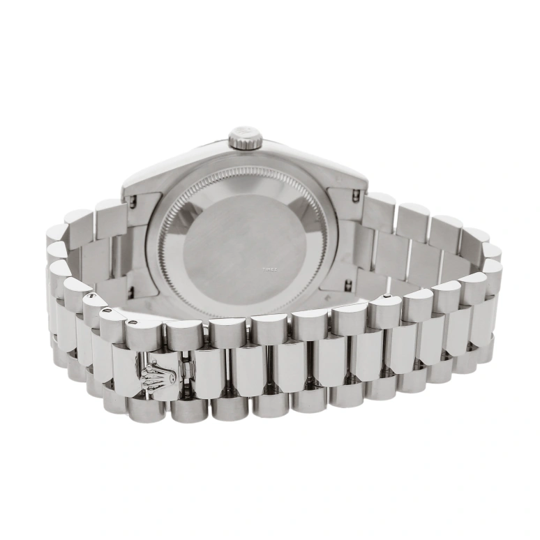 Rolex,Day-Date 36 36mm,36mm,Platinum,White,Automatic,Date,Day,118206,118206-0041