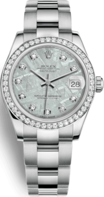 Rolex,Datejust 31 31mm,31mm,White Gold,Stainless Steel,Grey,Automatic,Day,48hours,178384,178384-0065