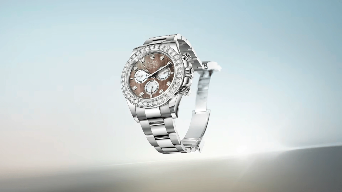 Rolex,Daytona 40mm,40mm,White Gold,Brown,Black,Automatic,Chronograph,72hours,126579RBR,126579RBR-0001