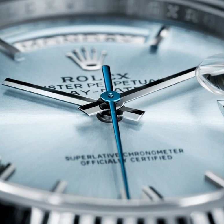 Rolex,Day-Date 40 40mm,40mm,Platinum,Ice Blue,Automatic,Date,Day,228236,228236-0012