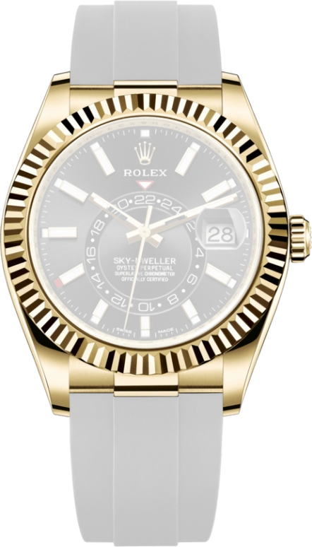 Rolex,Sky-Dweller 42mm,42mm,Yellow Gold,Black,Automatic,Annual Calendar,Month,Date,326238,326238-0009