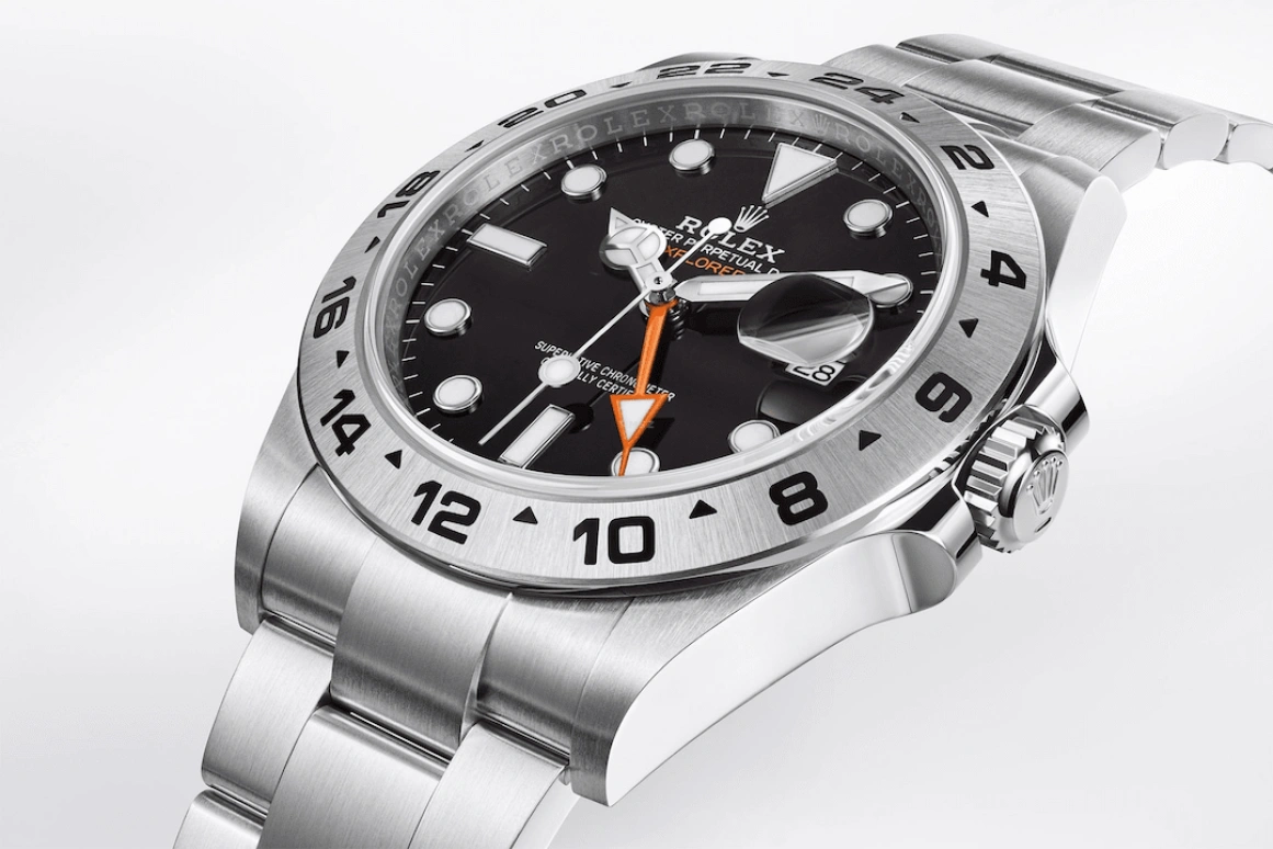 Rolex,Explorer II 42mm,42mm,Stainless Steel,Black,Automatic,Day,Dule Time,226570,226570-0002
