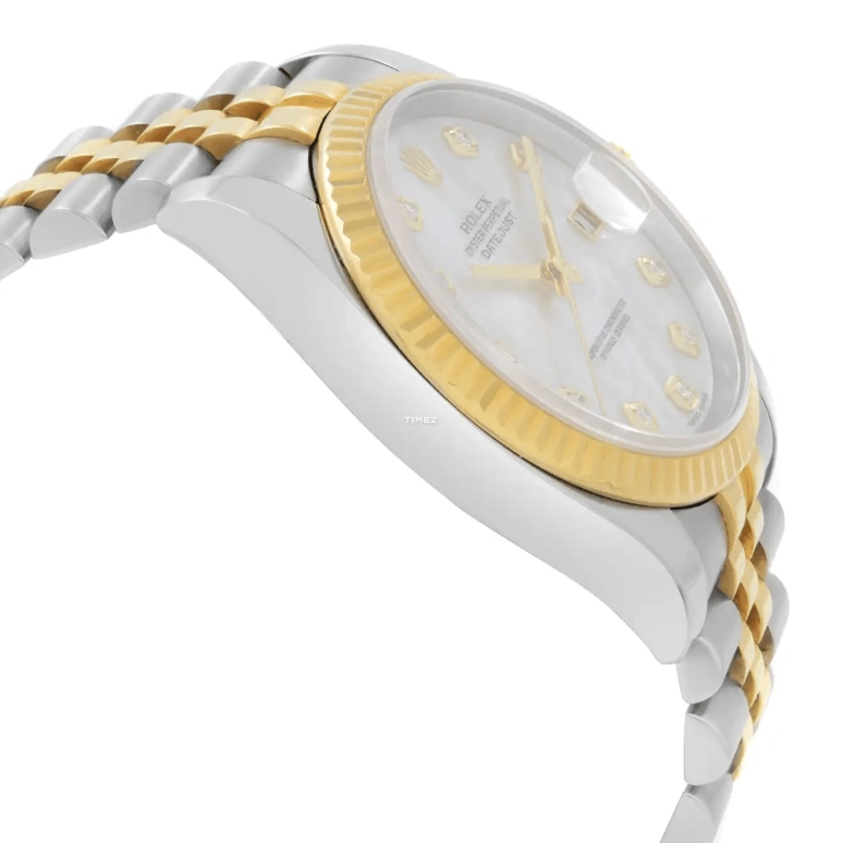Rolex,Datejust 36 36mm,36mm,Stainless Steel,White,Automatic,Day,48hours,116233,116233-G-63203 white