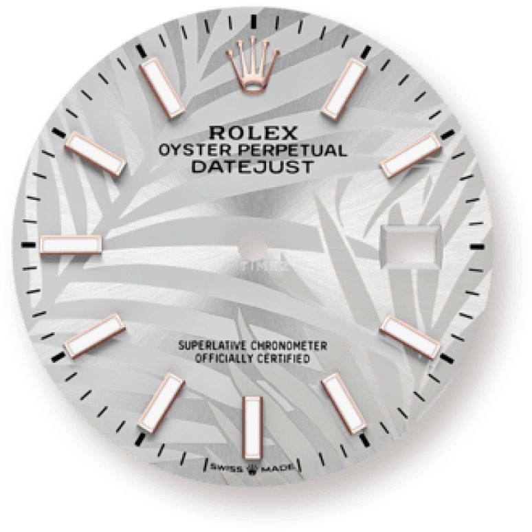 Rolex,Datejust 36 36mm,36mm,Rose Gold,Stainless Steel,Silver,Automatic,Day,70hours,126231,126231-0031