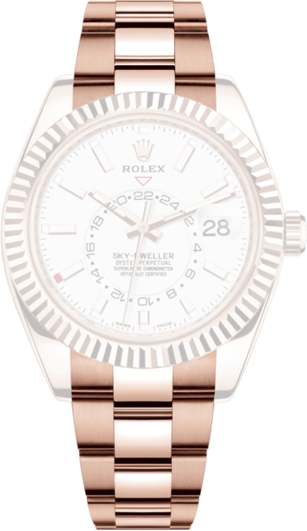 Rolex,Sky-Dweller 42mm,42mm,Rose Gold,White,Automatic,Annual Calendar,Month,Date,326935,326935-0005