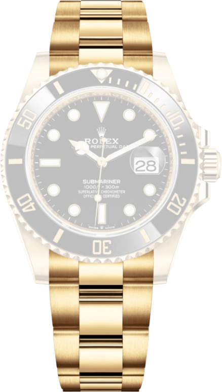 Rolex,Submariner 41mm,41mm,Yellow Gold,Black,Automatic,Day,70hours,126618LN,126618LN-0002