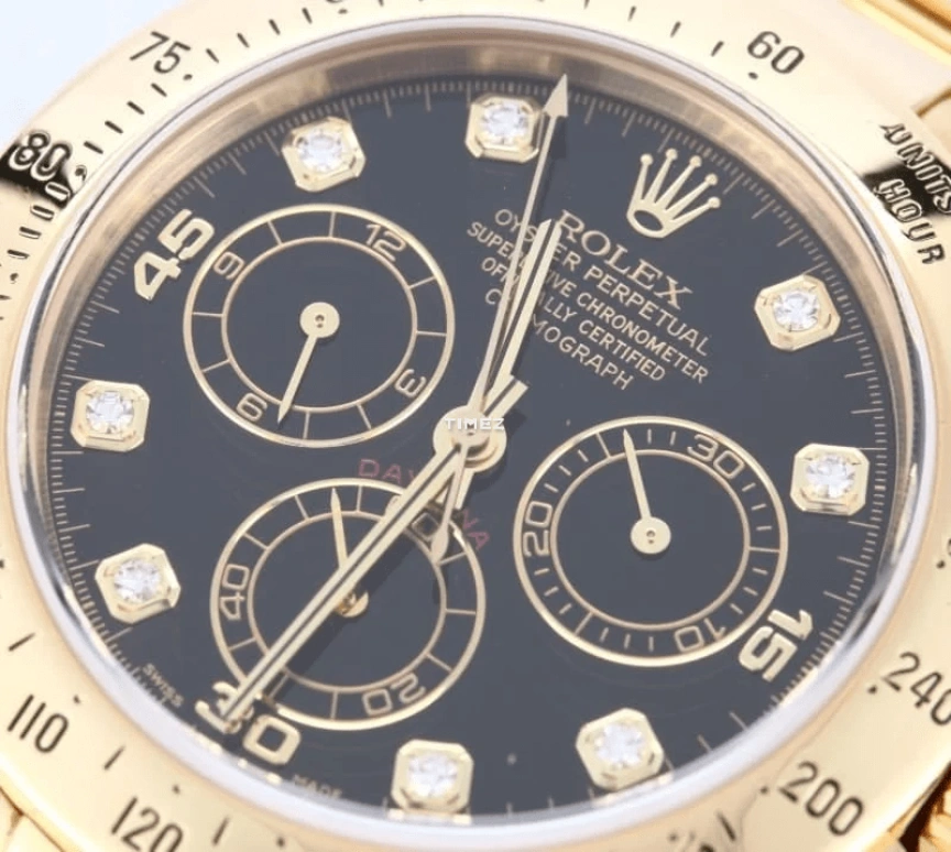 Rolex,Daytona 40mm,40mm,Yellow Gold,Black,Automatic,Chronograph,72hours,116528,116528-0031