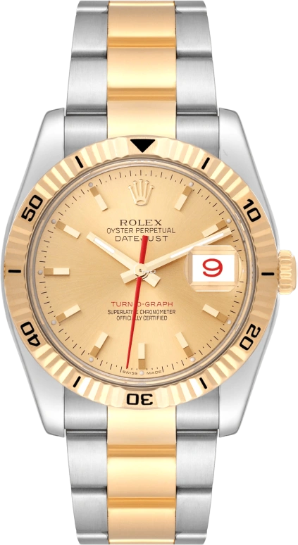 Rolex Datejust 36 116263 Turn-O-Graph champagne Oyster
