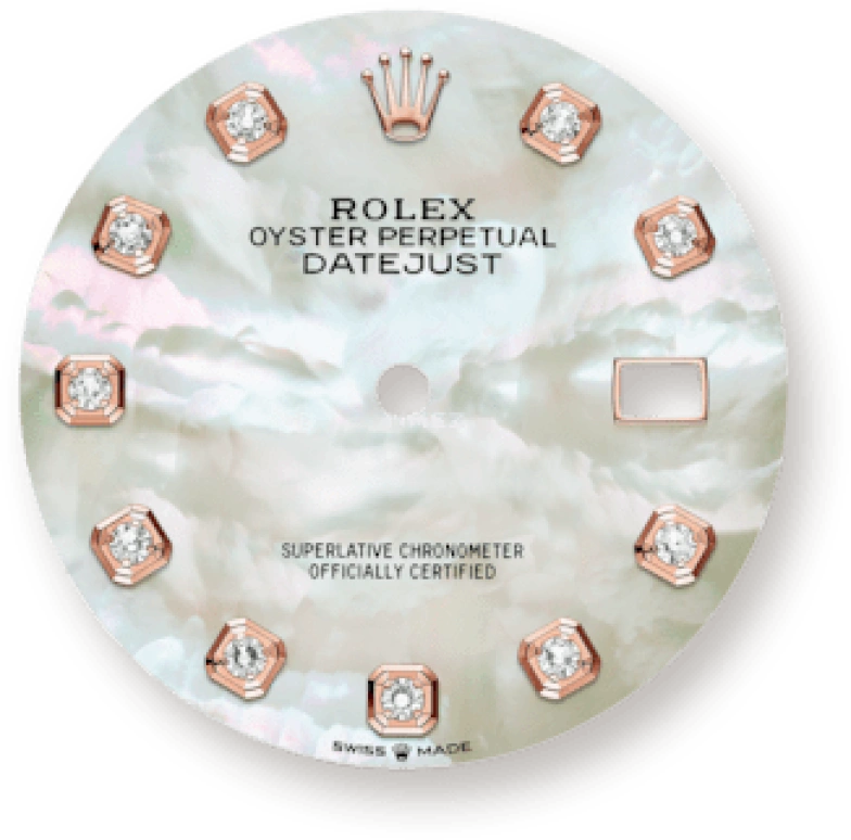 Rolex,Datejust 36 36mm,36mm,Rose Gold,Stainless Steel,White,Automatic,Day,70hours,126281RBR,126281RBR-0010