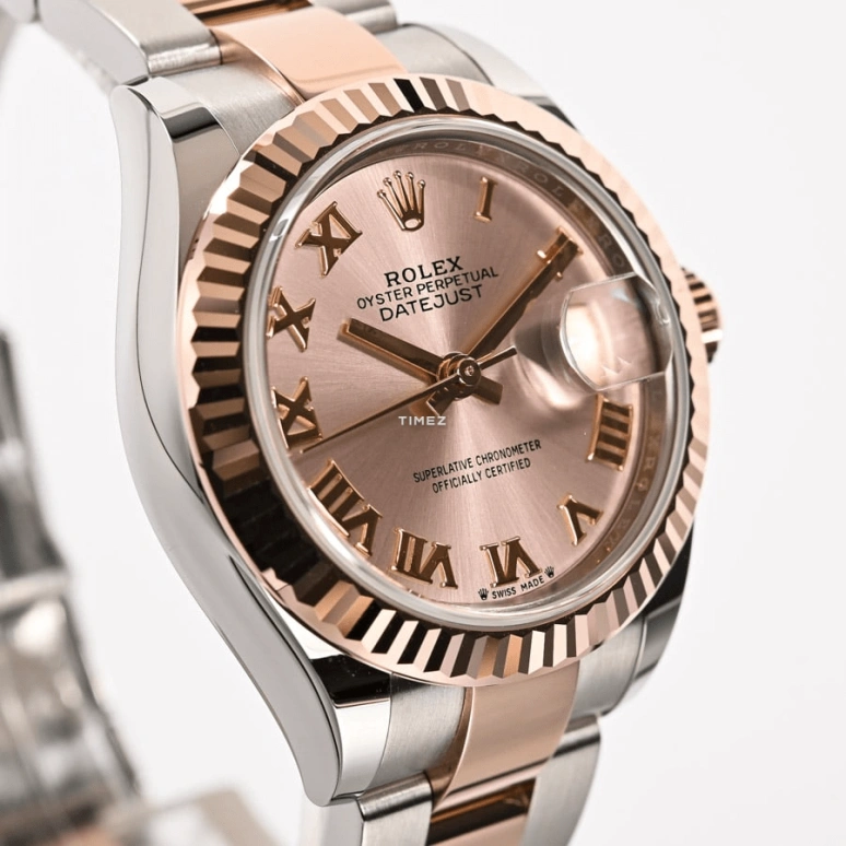 Rolex,Lady-Datejust 31mm,31mm,Stainless Steel,Rose Gold,Pink Red,Red,Automatic,Day,70hours,178271,178271-72161