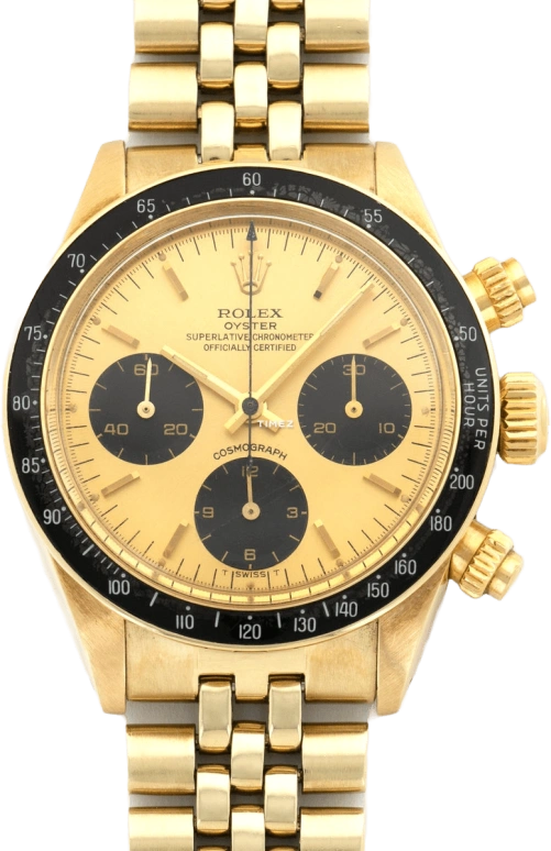 Rolex,Daytona 37mm,37mm,Yellow Gold,Gold,Black,Handwound,Chronograph,48hours,6263,6263-Jubilee YG