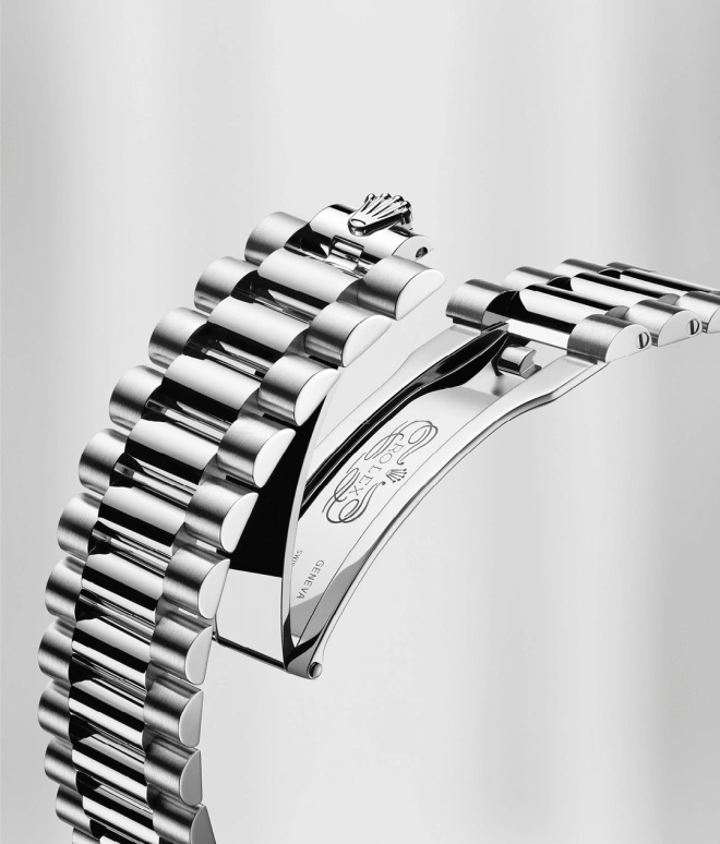 Rolex,Day-Date 40 40mm,40mm,White Gold,Black,Automatic,Date,Day,228239,228239-0004
