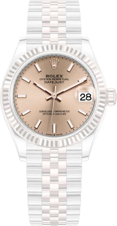 Rolex,Datejust 31 31mm,31mm,Rose Gold,Stainless Steel,Rose Gold,Automatic,Day,55hours,278271,278271-0010