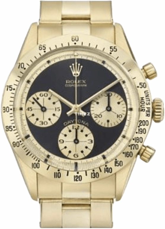 Rolex,Daytona 37mm,37mm,Yellow Gold,Black,Handwound,Chronograph,6239,6239-001