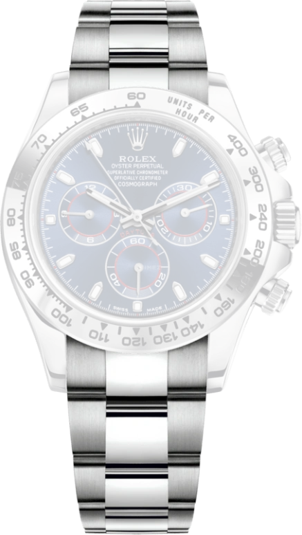 Rolex,Daytona 40mm,40mm,White Gold,Blue,Automatic,Chronograph,Column Wheel,116509,116509-0071