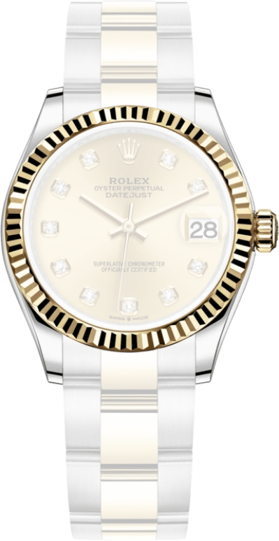 Rolex,Datejust 31 31mm,31mm,Yellow Gold,Oystersteel,Champagne,Automatic,Day,55hours,278273,278273-0025