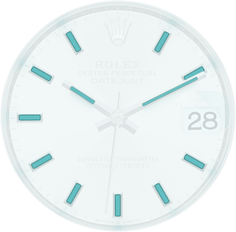 Rolex,Datejust 31 31mm,31mm,White Gold,Stainless Steel,Silver,Automatic,Day,55hours,278344RBR,278344RBR-0013