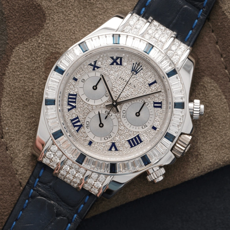 Rolex,Daytona 40mm,40mm,White Gold,Blue,Automatic,Chronograph,72hours,11659912SA