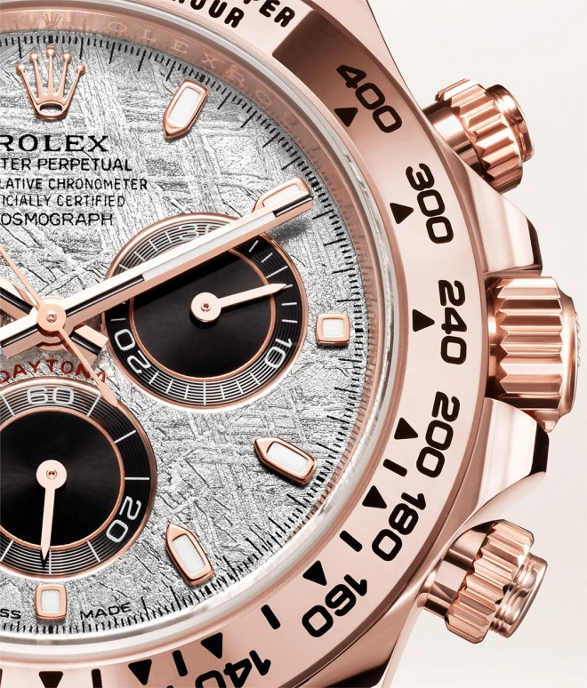 Rolex,Daytona 40mm,40mm,Rose Gold,Silver,Automatic,Chronograph,Column Wheel,116505,116505-0014