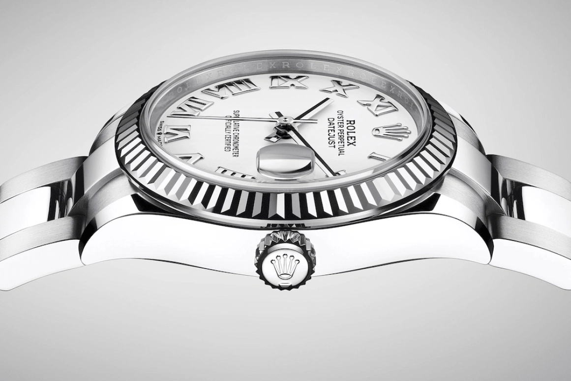 Rolex,Datejust 31 31mm,31mm,White Gold,Stainless Steel,White,Automatic,Day,55hours,278274,278274-0009