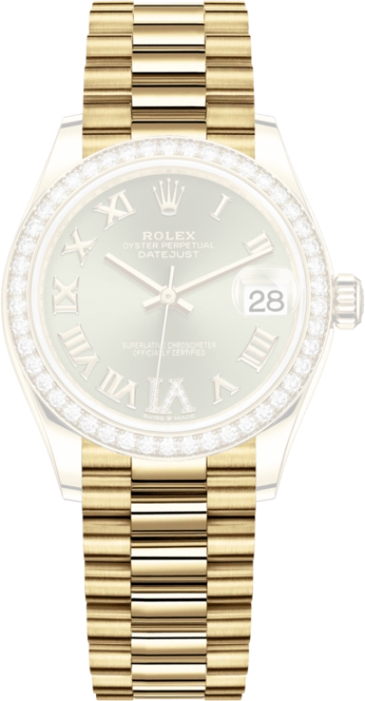 Rolex,Datejust 31 31mm,31mm,Yellow Gold,Green,Automatic,Day,55hours,278288RBR,278288RBR-0024