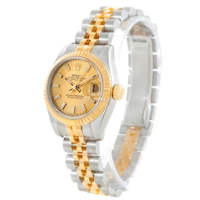 Rolex,Lady-Datejust 26mm,26mm,Stainless Steel,Gold,Automatic,Day,48hours,179173,179173-72133GOLD