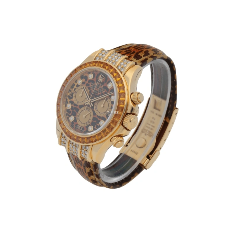 Rolex,Daytona 40mm,40mm,Yellow Gold,Multi-Color,Brown,Black,Automatic,Chronograph,72hours,DJ Khaled,Anuel,116598 SACO