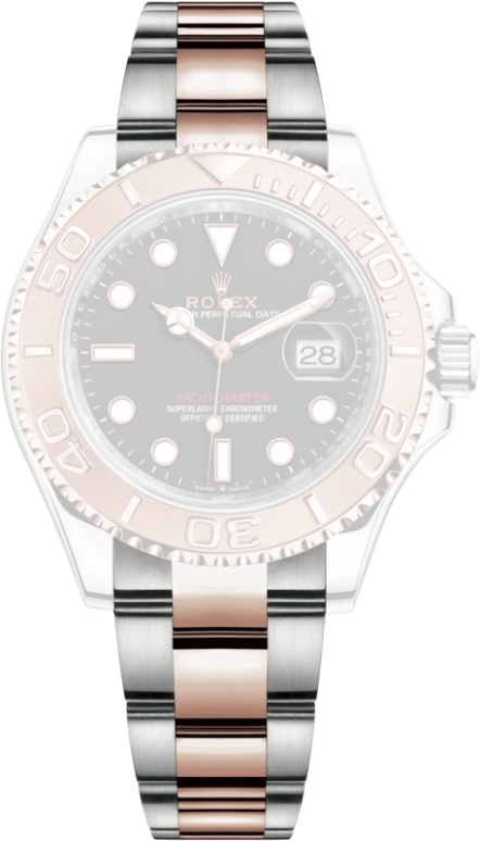 Rolex,Yacht-Master 40mm,40mm,Rose Gold,Stainless Steel,Black,Automatic,Day,70hours,126621,126621-0002