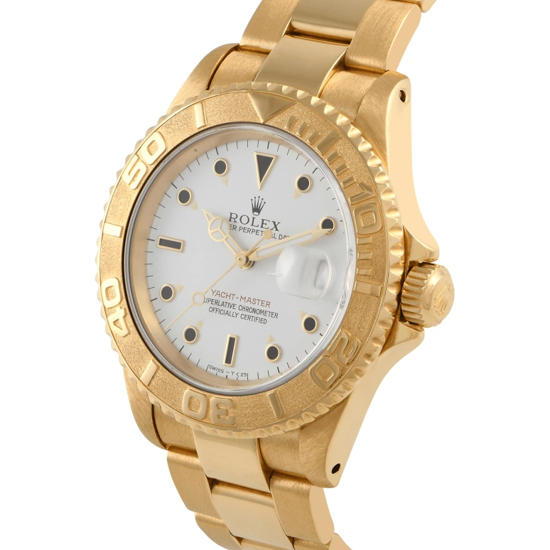 Rolex,Yacht-Master 40mm,40mm,Yellow Gold,White,Automatic,Day,48hours,David Beckham,16628,16628-0001