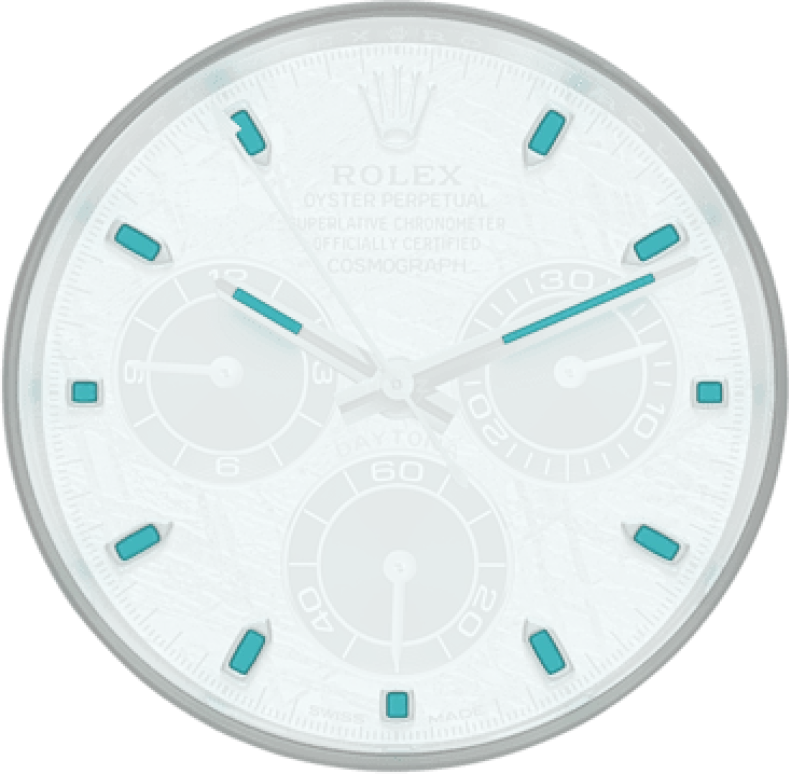 Rolex,Daytona 40mm,40mm,White Gold,Silver,Automatic,Chronograph,Column Wheel,Roger Federer,116509,116509-0073