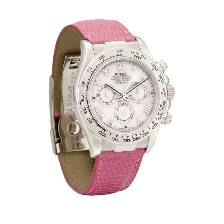 Rolex,Daytona 40mm,40mm,White Gold,Pink Red,Automatic,Chronograph,72hours,116519,116519-0109