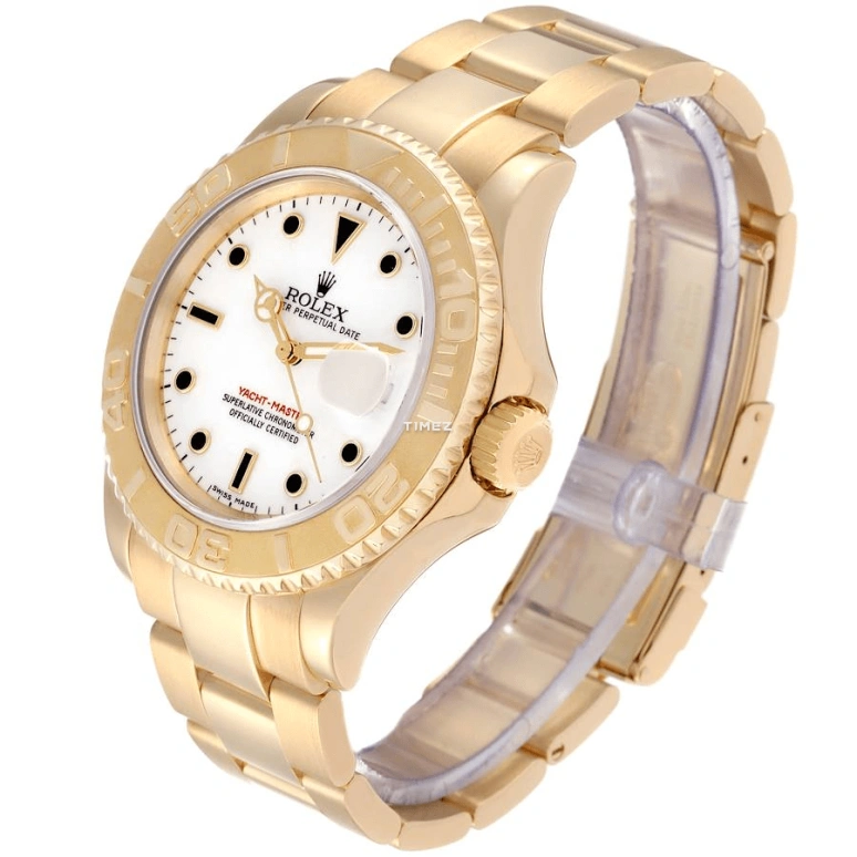 Rolex,Yacht-Master 40mm,40mm,Yellow Gold,White,Automatic,Day,48hours,David Beckham,16628,16628-0001
