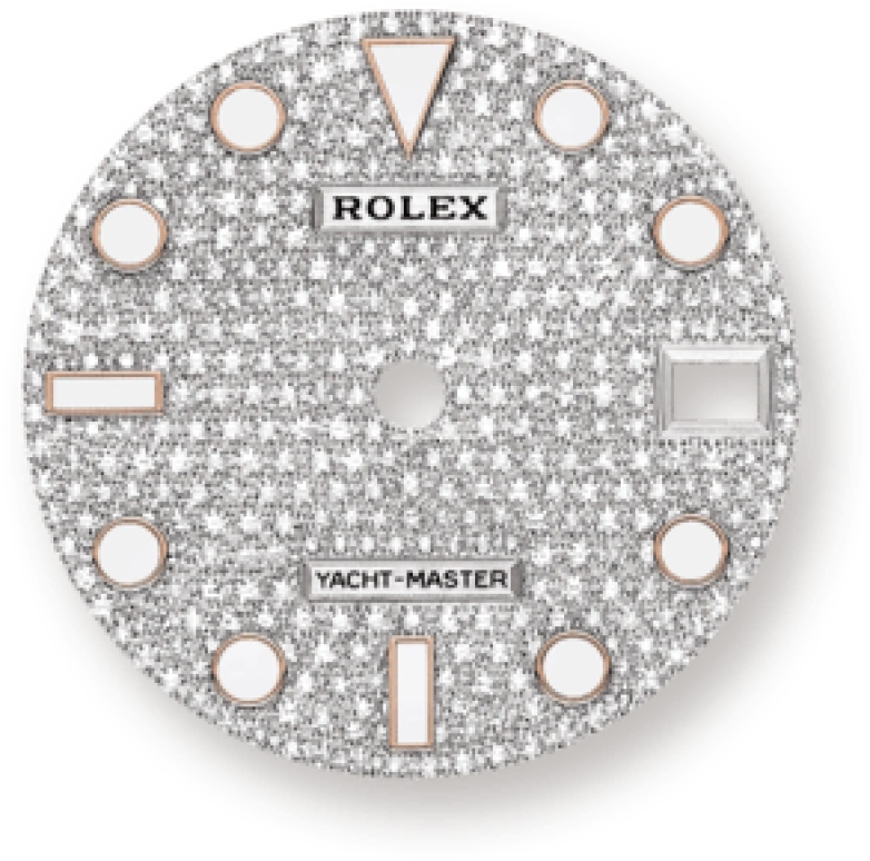 Rolex,Yacht-Master 37mm,37mm,Rose Gold,Silver White,Silver,Automatic,Day,55hours,268655,268655-0019